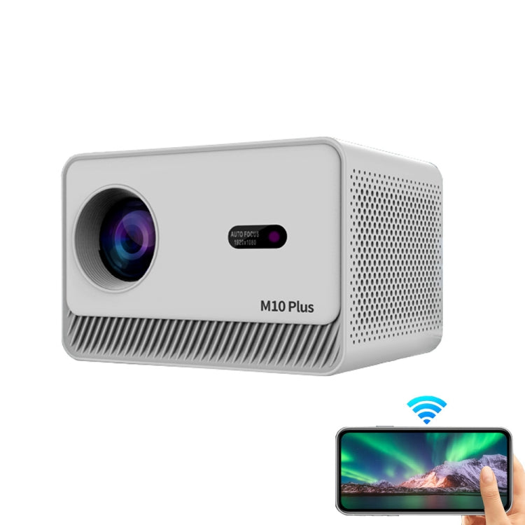 M10 Plus 1280x720P Projector 2.4G / 5G WIFI Bluetooth 5.2 Android 11 System Home Cinema UK Plug
