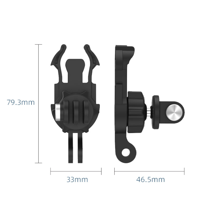 TELESIN GP-MTB-T02 Sports Camera Double Head J-Buckle Backpack Quick Release Conversion Accessory - Rotatable