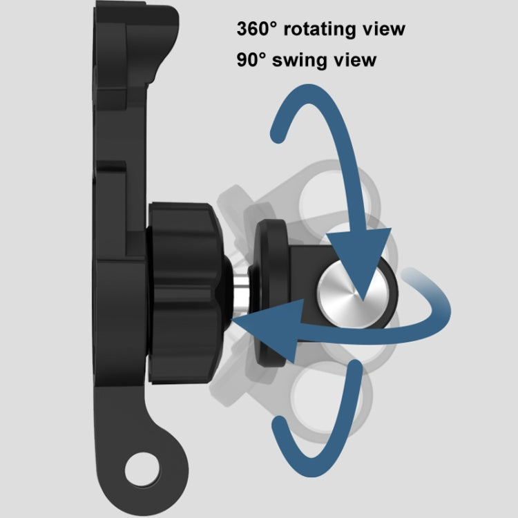 TELESIN GP-MTB-T02 Sports Camera Double Head J-Buckle Backpack Quick Release Conversion Accessory - Rotatable