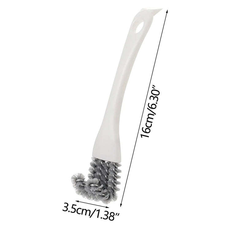 3pcs 2-in-1 Kitchen Stove Cleaning Brush Shovel Barbecue Rack Cleaning Brush - Grid Model