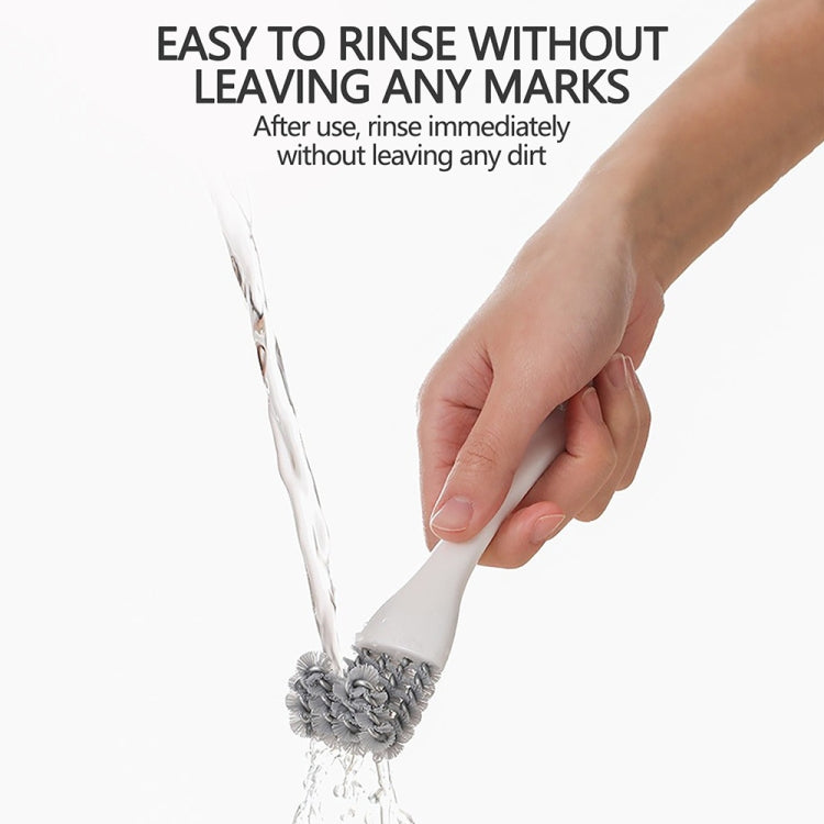 3pcs 2-in-1 Kitchen Stove Cleaning Brush Shovel Barbecue Rack Cleaning Brush - Grid Model