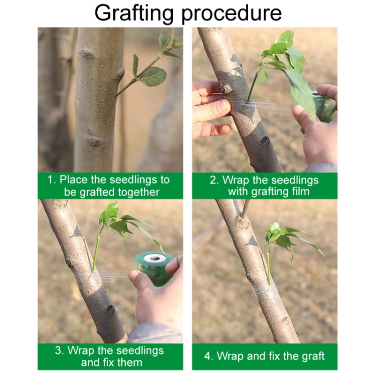 2.5cm Garden Grafting Tape Fruit Tree Seedling Self-Adhesive Wrap