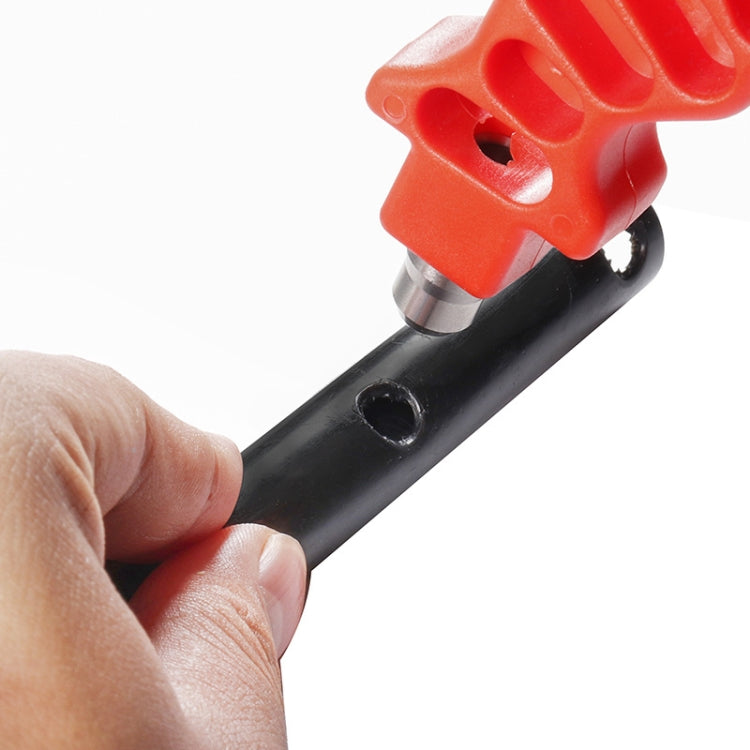 8mm Bypass Drilling Accessories PE Hair Pipe Micro Spraying Hole Puncher - Red
