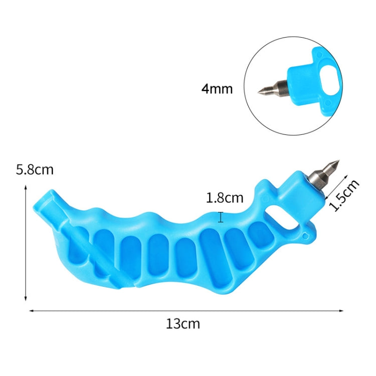 4mm Bypass Drilling Accessories PE Hair Pipe Micro Spraying Hole Puncher - Blue