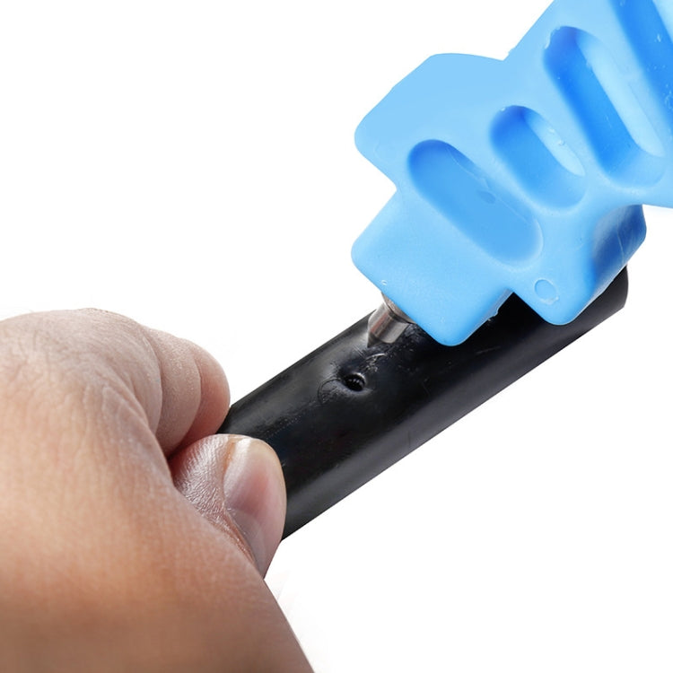 4mm Bypass Drilling Accessories PE Hair Pipe Micro Spraying Hole Puncher - Blue