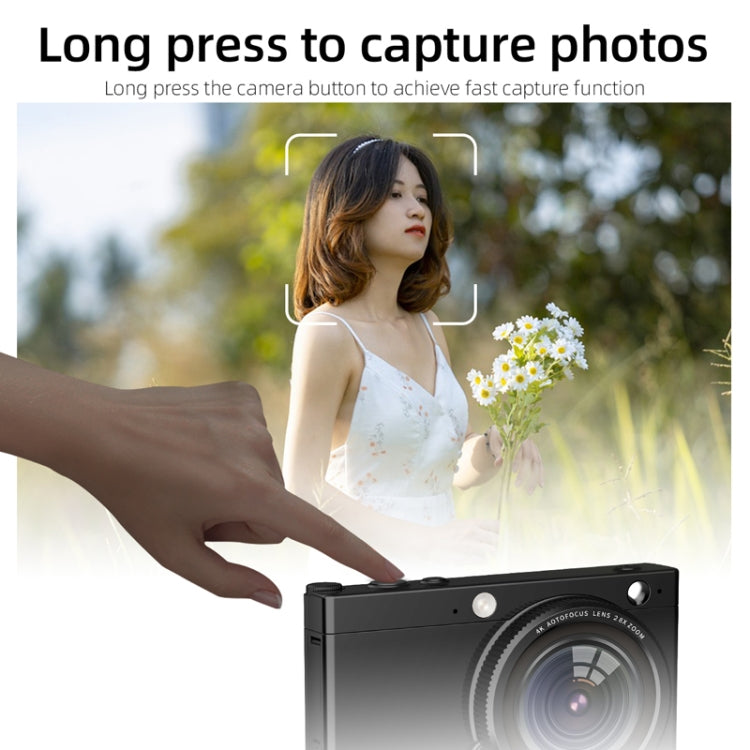 High-Definition CCD Digital Camera 64 Million WiFi Card Camera, Color: Black + Fill Light