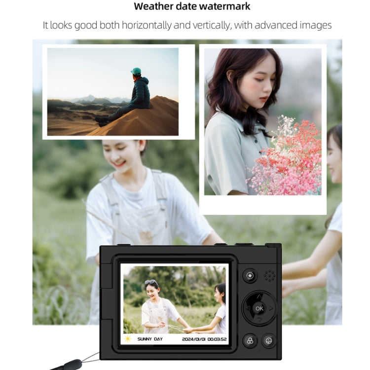 High-Definition CCD Digital Camera 64 Million WiFi Card Camera, Color: White + Microphone