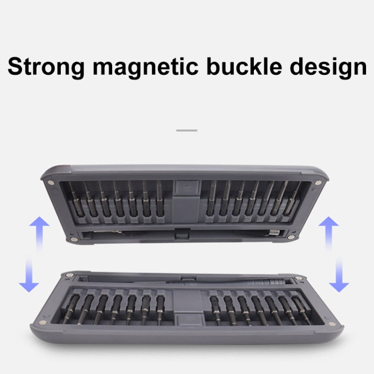 For DJI CQT UAV 30-In-1 Drone Universal Extended Screwdriver Set Disassembly Tool Set - Frosted Gray