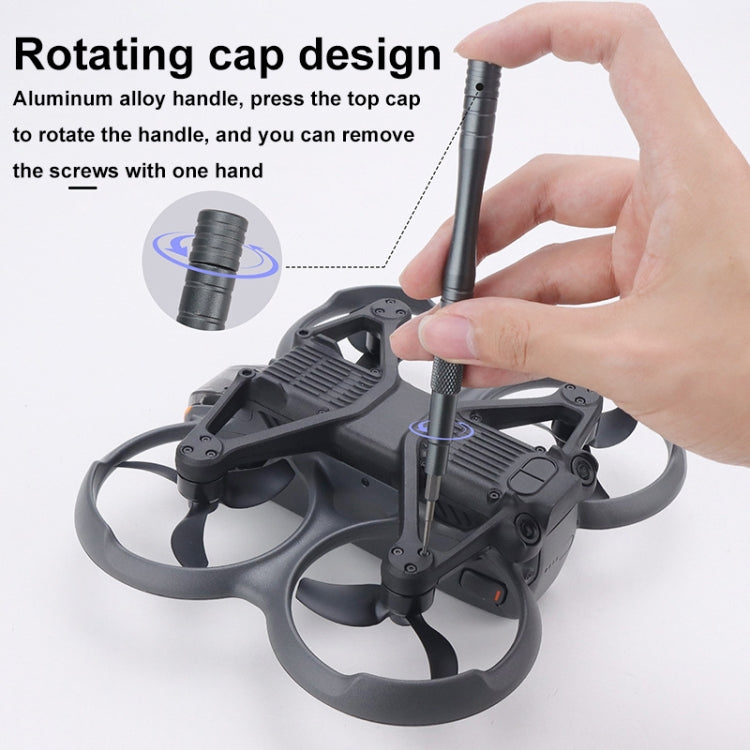 For DJI CQT UAV 30-In-1 Drone Universal Extended Screwdriver Set Disassembly Tool Set - Frosted Gray