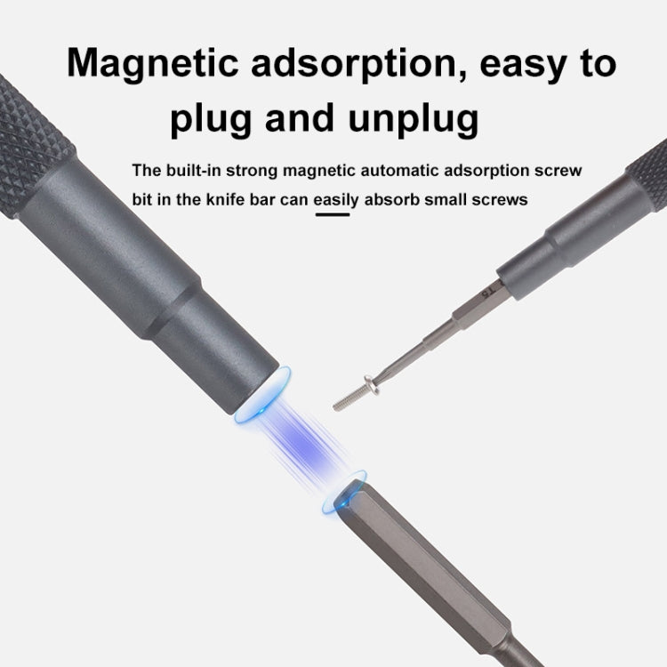 For DJI CQT UAV 30-In-1 Drone Universal Extended Screwdriver Set Disassembly Tool Set - Frosted Gray