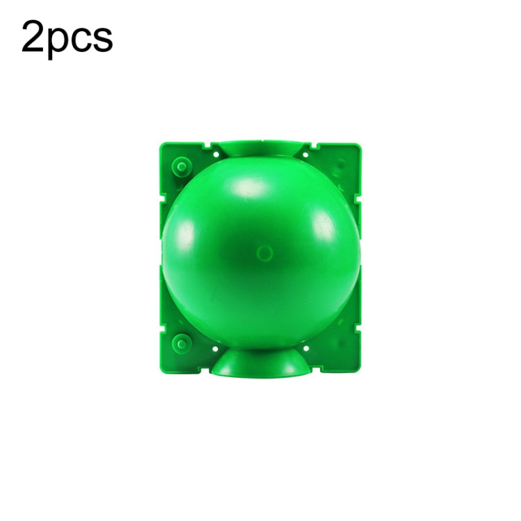2pcs Plants Growth High Pressure Box Spherical Root Controller Grafting Root Cases, Model: S Green 50mm