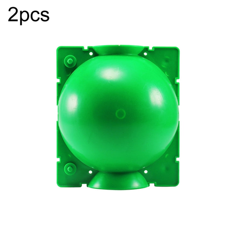 2pcs Plants Growth High Pressure Box Spherical Root Controller Grafting Root Cases, Model: L Green 120mm
