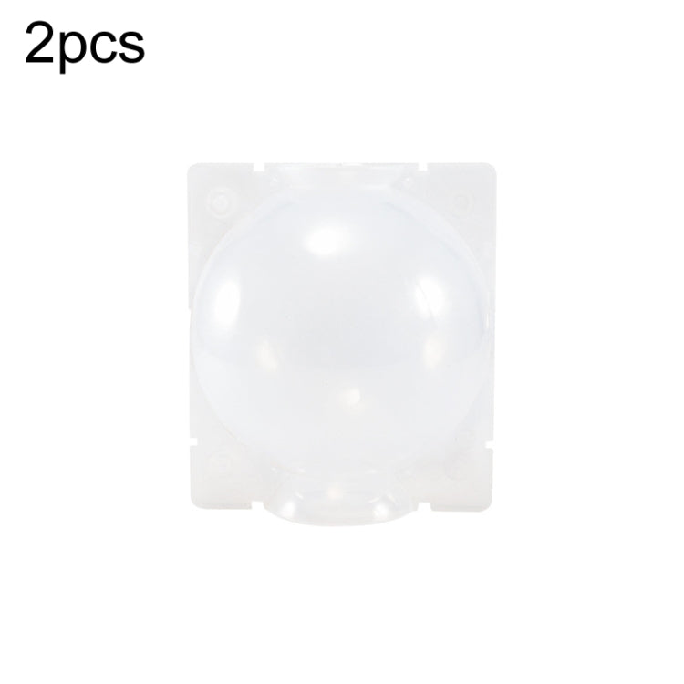 2pcs Plants Growth High Pressure Box Spherical Root Controller Grafting Root Cases, Model: M Transparent 80mm
