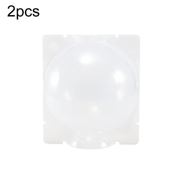 2pcs Plants Growth High Pressure Box Spherical Root Controller Grafting Root Cases, Model: L Transparent 120mm