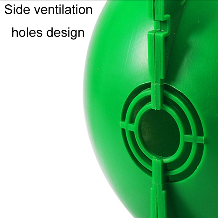 2pcs Plants Growth High Pressure Box Spherical Root Controller Grafting Root Cases, Model: M Black 80mm