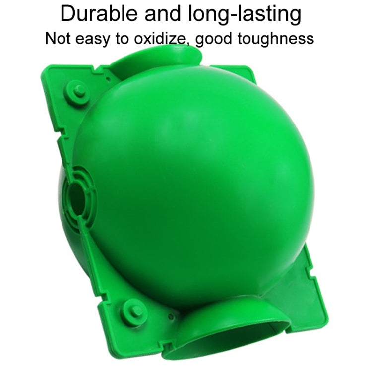2pcs Plants Growth High Pressure Box Spherical Root Controller Grafting Root Cases, Model: M Black 80mm