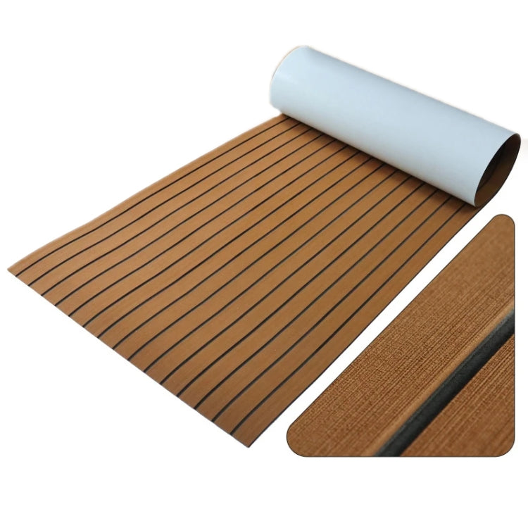 240x45x0.6cm Yacht RV Modification Imitation Teak Floor EVA Anti-slip Mat