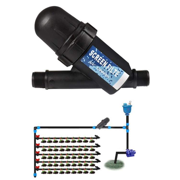 Agricultural Irrigation Microspray Water Saving Filter Y-Type Stainless Steel Mesh Container Maker, Specification: 1 inch
