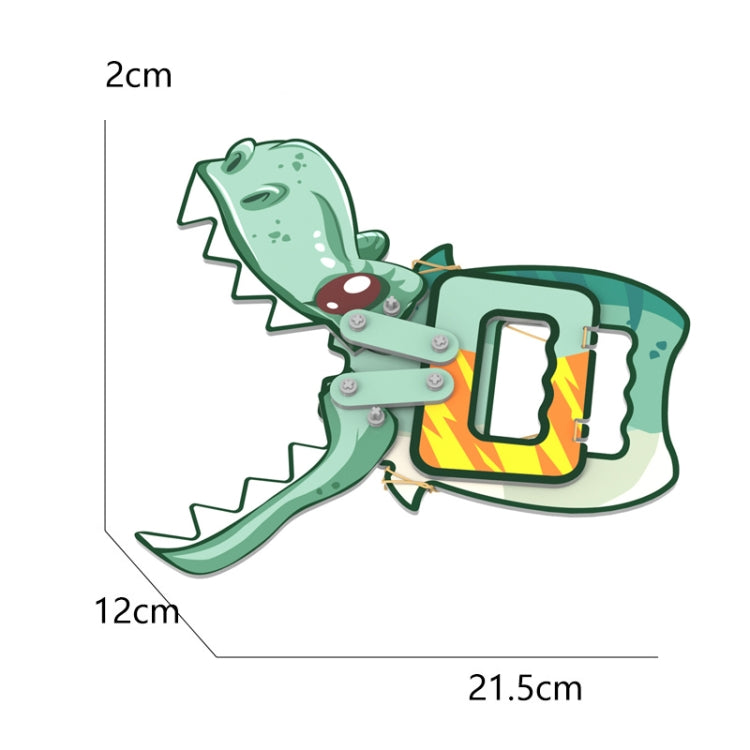 DIY Mechanical Dinosaur Children Toy Material Kit Kindergarten Teaching Aids - Boxed
