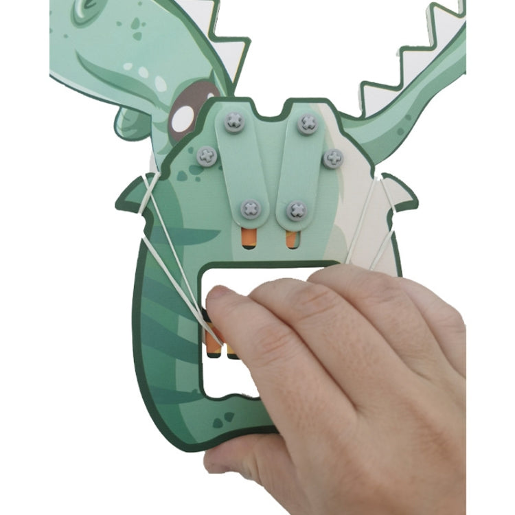 DIY Mechanical Dinosaur Children Toy Material Kit Kindergarten Teaching Aids - Boxed