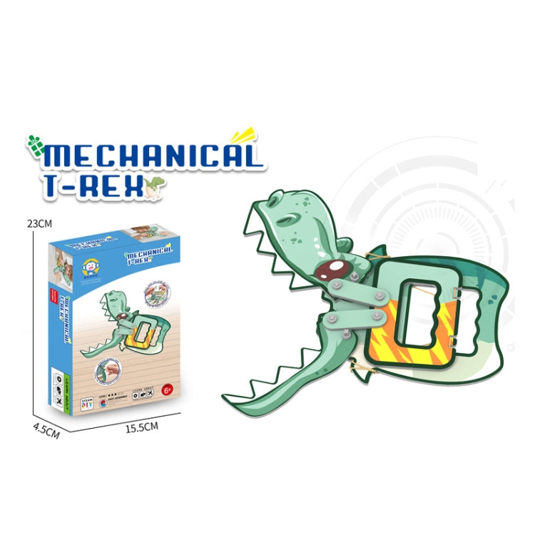 DIY Mechanical Dinosaur Children Toy Material Kit Kindergarten Teaching Aids - Boxed