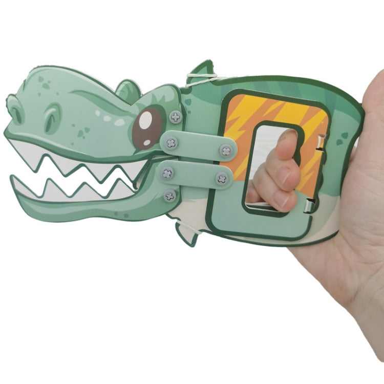 DIY Mechanical Dinosaur Children Toy Material Kit Kindergarten Teaching Aids - Boxed