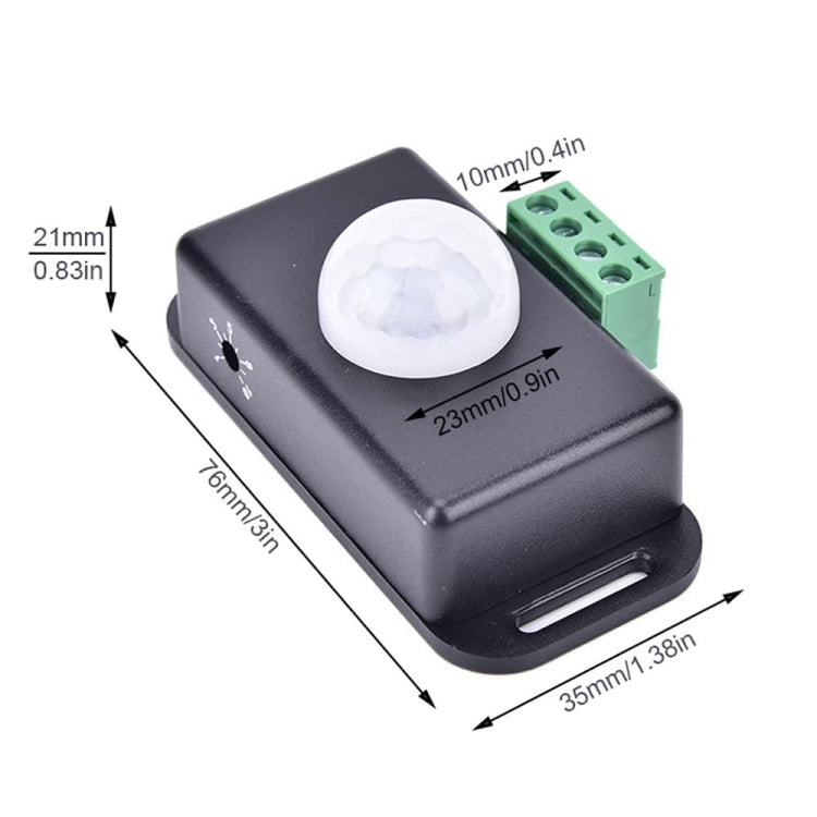 PIR-8 12V / 24V Infrared Body Lamp Band Sensor Low Pressure Light Strap Controller