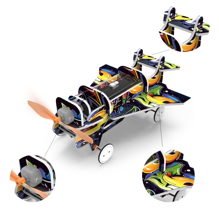 DIY Air-powered Airplane Toy Material Kit Kindergarten Teaching Aids - Boxed