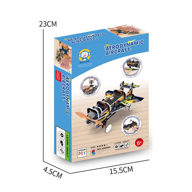 DIY Air-powered Airplane Toy Material Kit Kindergarten Teaching Aids - Boxed