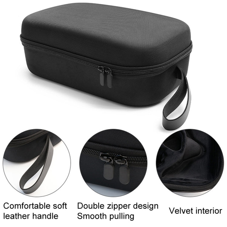 For Meta Quest 2 / 3 VR Glasses Integrated Storage Protective Case Portable Hard Bag - Black