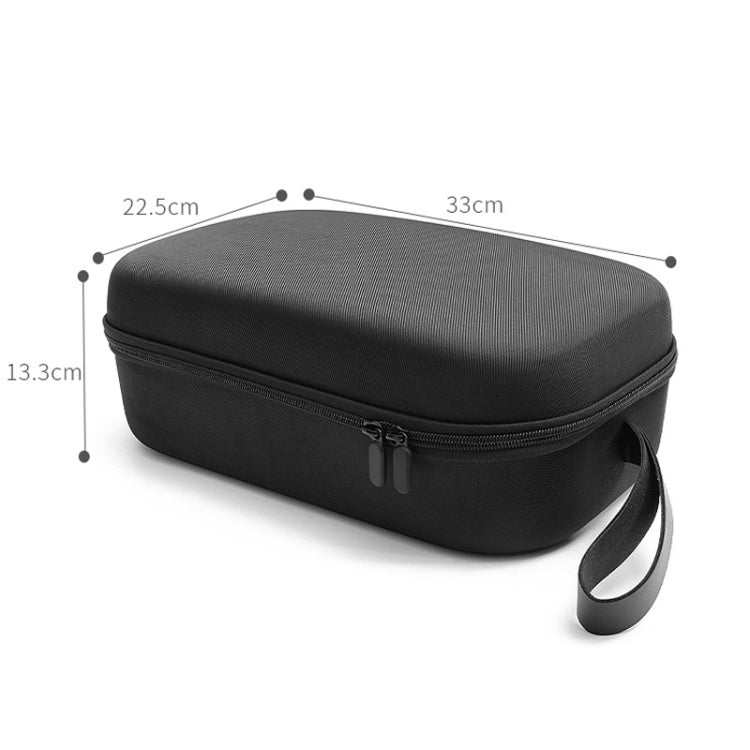 For Meta Quest 2 / 3 VR Glasses Integrated Storage Protective Case Portable Hard Bag - Black