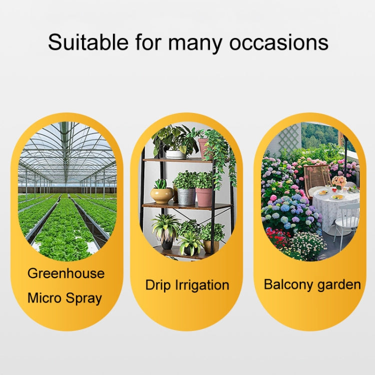 2pcs 8/11 To 4/7 Dual Locking Reducer Drip Irrigation Fittings Gardening Hose Sprinkler Connector, Model: 4 Way