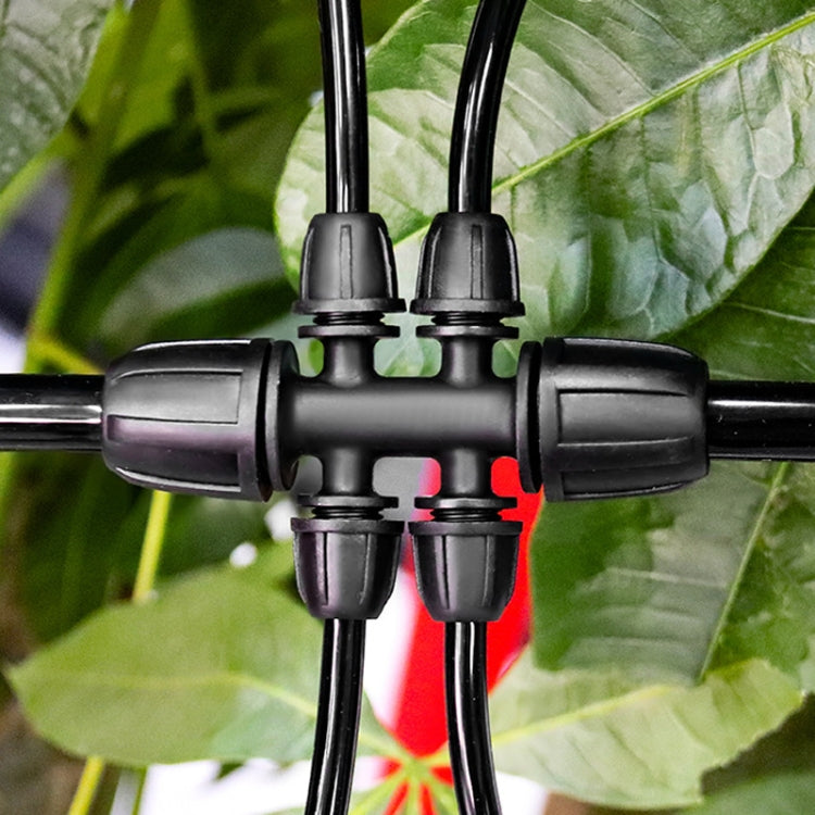 2pcs 8/11 To 4/7 Dual Locking Reducer Drip Irrigation Fittings Gardening Hose Sprinkler Connector, Model: 4 Way