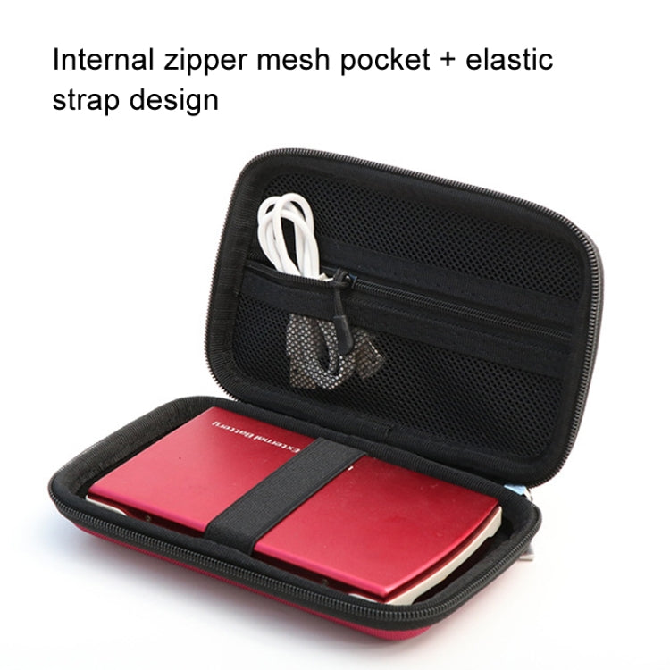 EVA Card Reader Digital Storage Bag Data Cable USB Flash Drive Hard Shell Pack