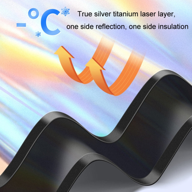 Colorful Titanium Silver Magnetic Car Sun Protection Sunshade Curtain