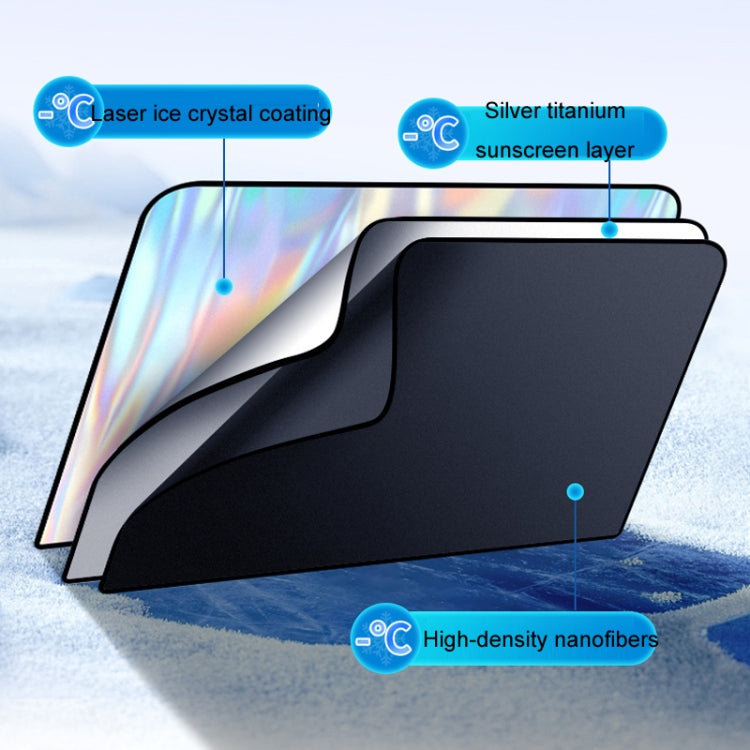 Colorful Titanium Silver Magnetic Car Sun Protection Sunshade Curtain