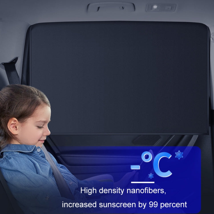 Colorful Titanium Silver Magnetic Car Sun Protection Sunshade Curtain