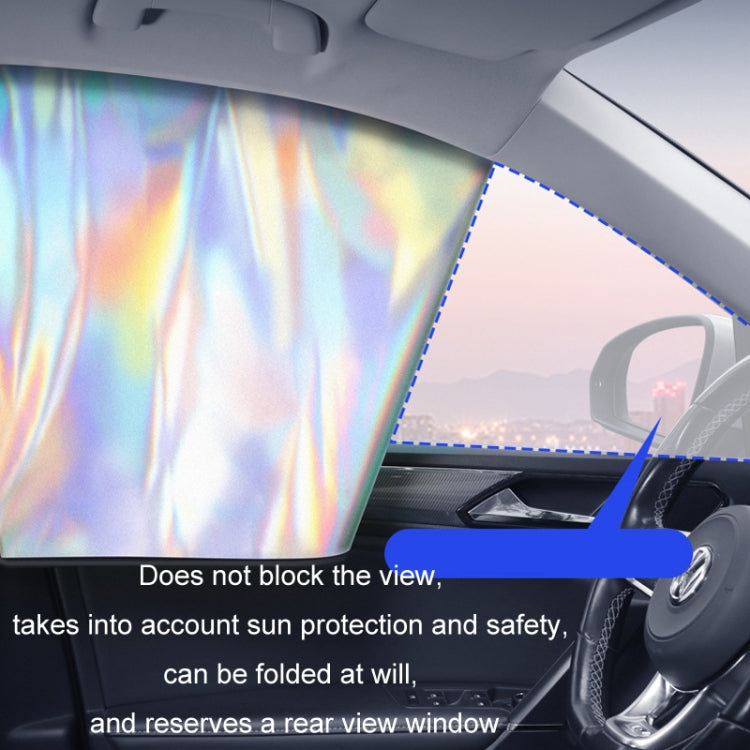 Colorful Titanium Silver Magnetic Car Sun Protection Sunshade Curtain
