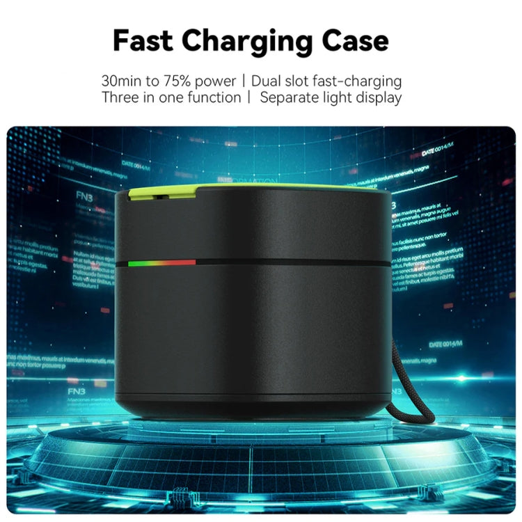 TELESIN GP-FCK-B11 Fast Charged Battery Storage Charging Box For GoPro HERO12 Black / HERO11 Black / HERO10 Black / HERO9 Black - Single Charging Box