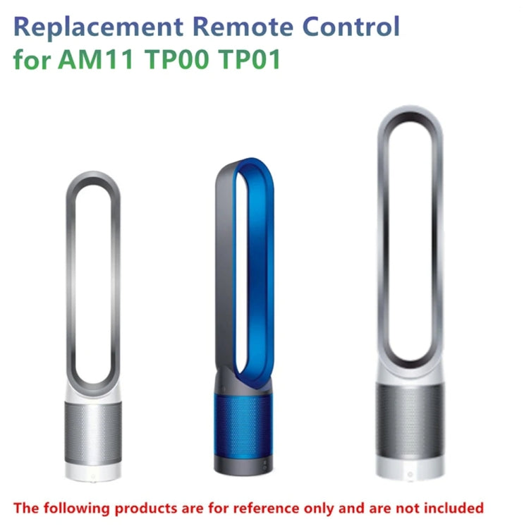 For Dyson TP00 TP01 AM11  Air Purifier Bladeless Fan Remote Control - Style 2 Sliver