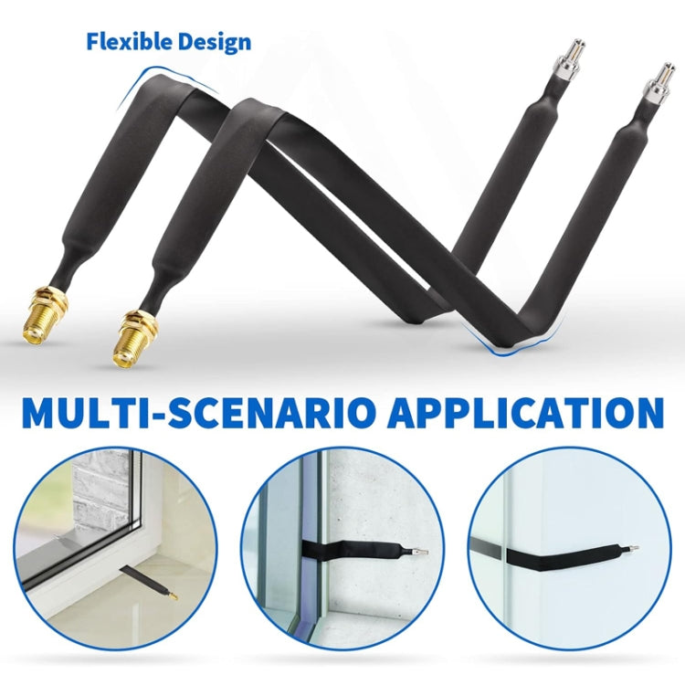 20cm SMA Female To CRC9 Male Flat Over Window Cable RF Coaxial Cable