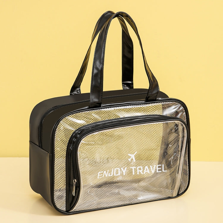 Waterproof Swimming Beach Bag Toiletries and Cosmetics Bag, Color: Black no Shoe Warehouse