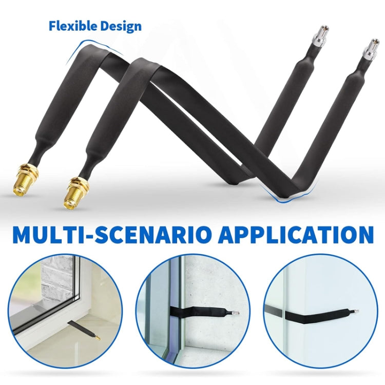 20cm SMA Female To TS9 Male Flat Over Window Cable RF Coaxial Cable