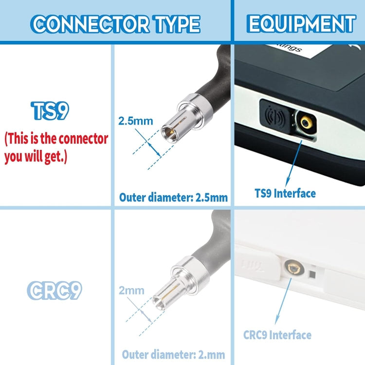 30cm SMA Female To TS9 Male Flat Over Window Cable RF Coaxial Cable