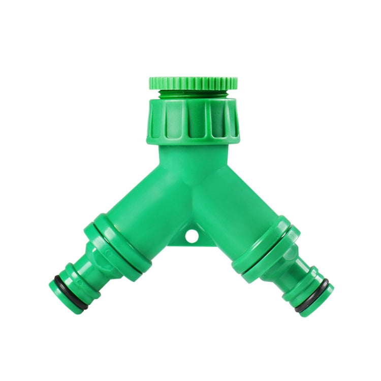 2 Way Garden Plumbing Hose Quick Connect Switch Horticultural Irrigation Faucet Ball Valve - BT918