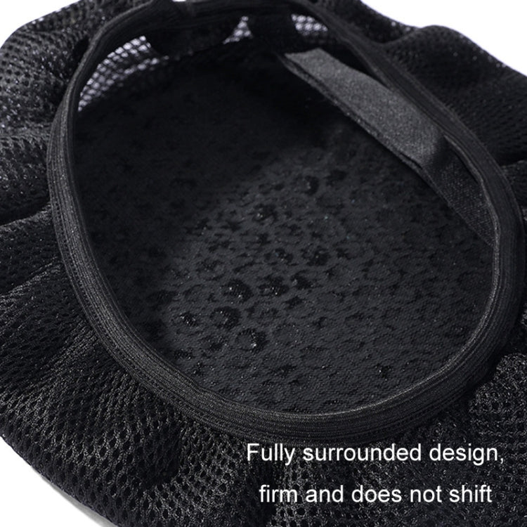 Motorcycle Breathable Massage Waterproof Sun-proof Silicone Seat Cushion - Black