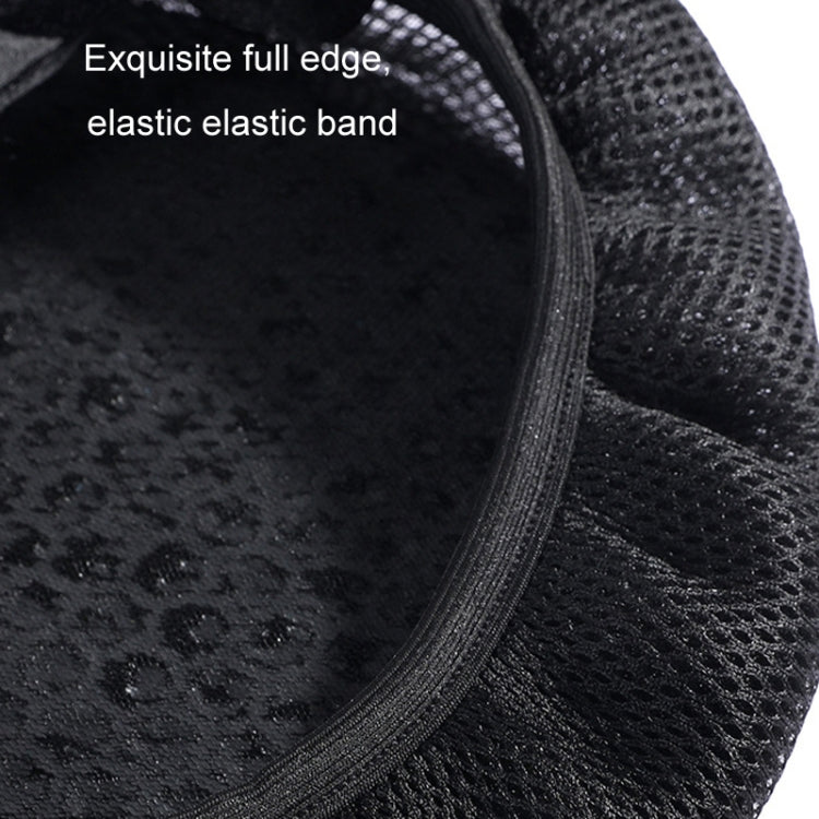 Motorcycle Breathable Massage Waterproof Sun-proof Silicone Seat Cushion - Black