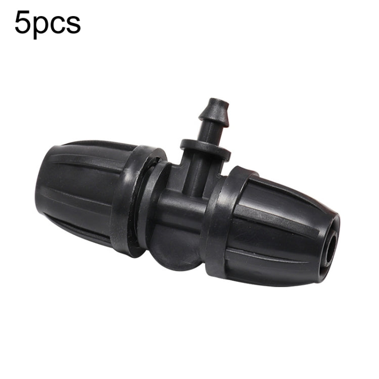 5pcs 8/11 To 4/7 Reducing 3 Way Drip Irrigation Fittings Gardening Hose Micro Spray Fitting - AT780