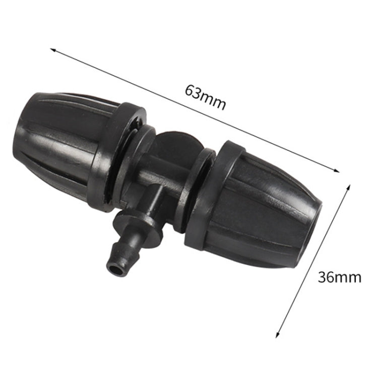 5pcs 8/11 To 4/7 Reducing 3 Way Drip Irrigation Fittings Gardening Hose Micro Spray Fitting - AT780