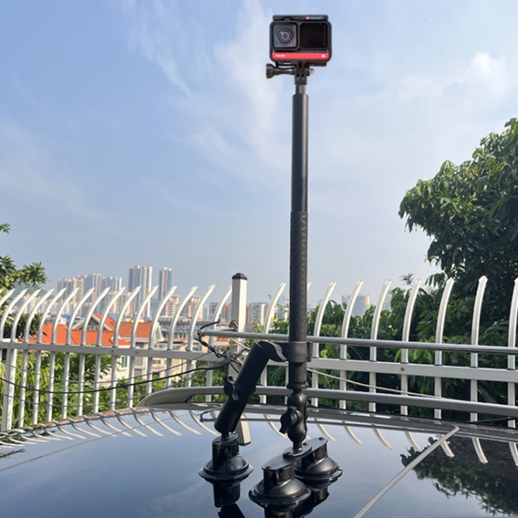 For Insta 360 ONE X / X2 / X3 / X4 Car Top Suction Cup Selfie Stick Bracket, Model: Set 3